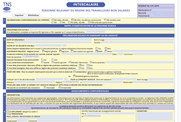 fichier modèle TNS