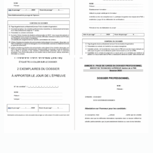 Pack dossiers E4, E51, Anglais U21B pour BTS GPME