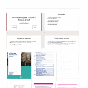 Image illustrant les composants du pack dossiers TP RPMS