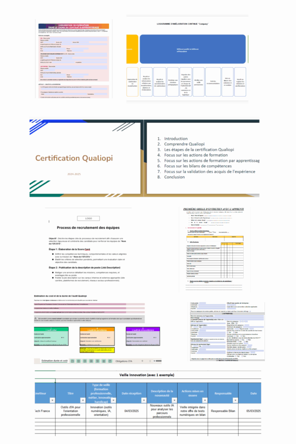 Extrait du Kit Qualiopi pour organisme de formation et CFA