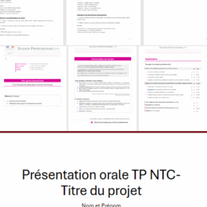 Extrait pack Titre professionnel Négociateur Technico Commercial