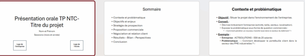Extrait Support oral TP NTC