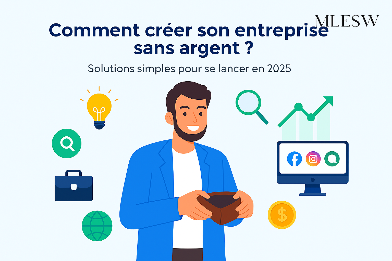 Créer son entreprise sans argent : solutions pratiques pour se lancer sans capital en 2025.